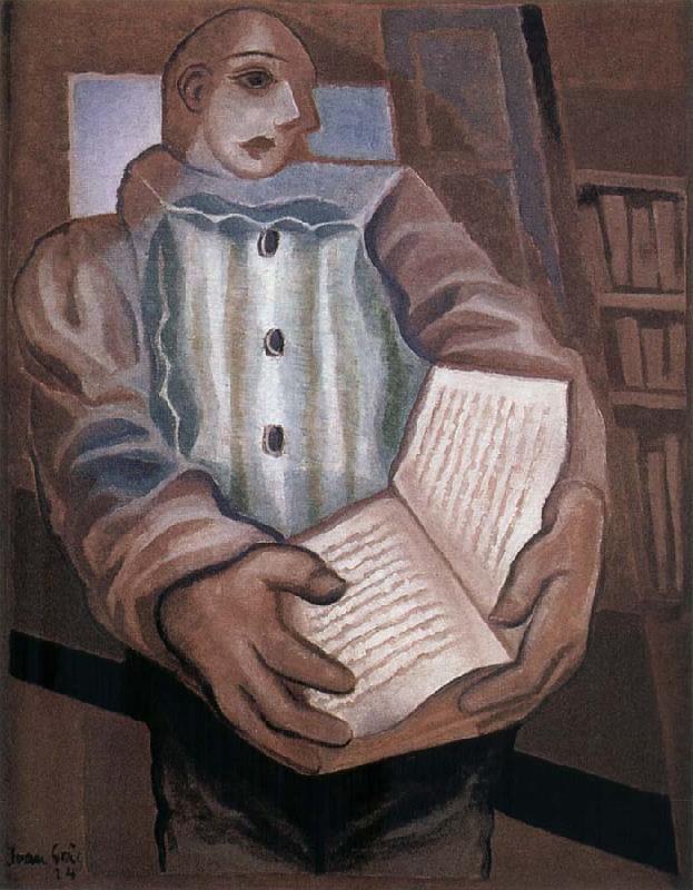 Juan Gris The clown scooped up the book Germany oil painting art